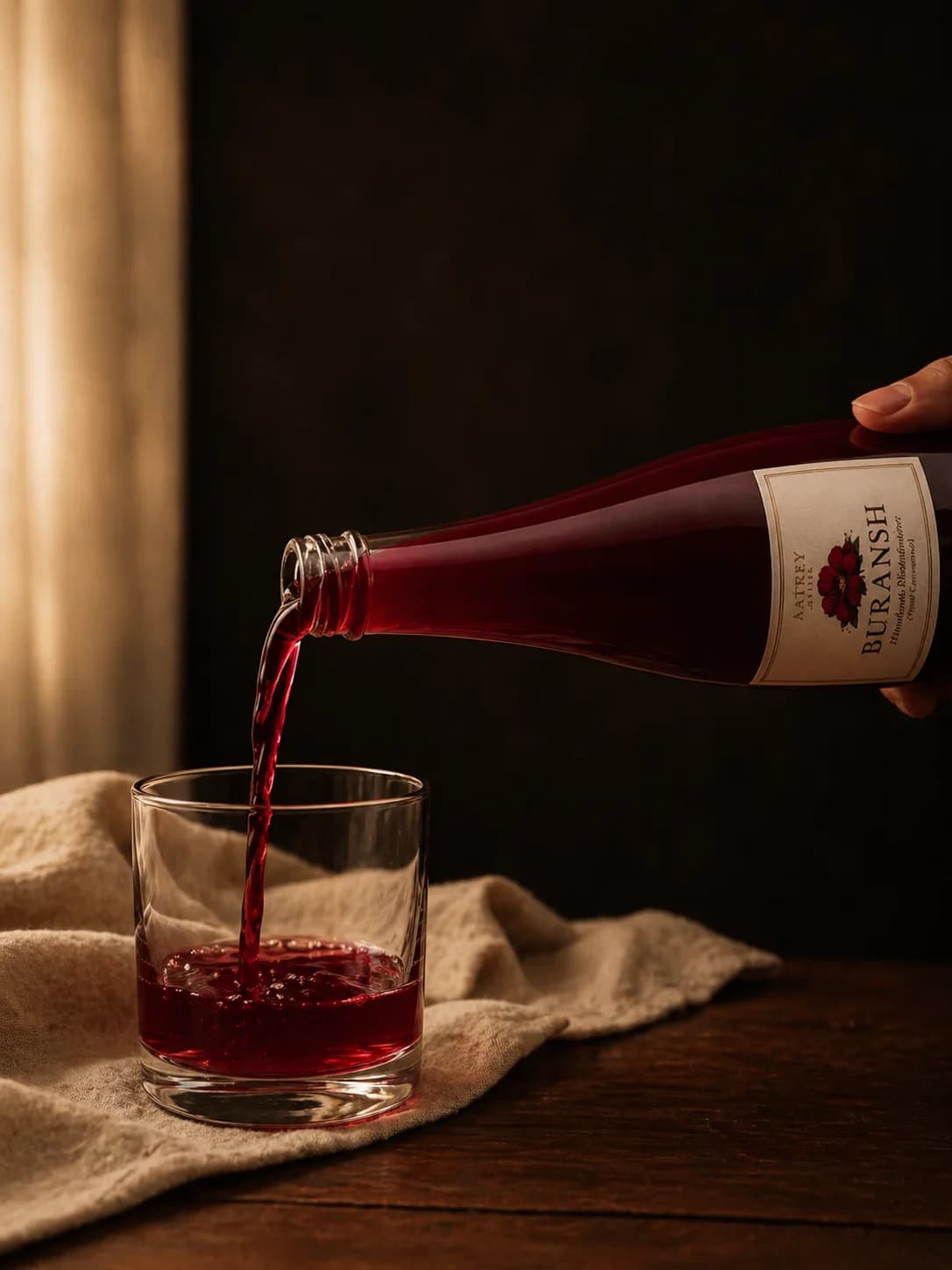 BURANSH Himalayan Rhododendron Floral Concentrate — being poured
